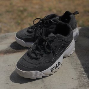 Dark Gray Filas